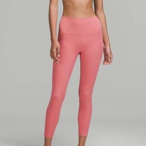 lululemon Align High-Rise Pant 25" Pink Blossom Size 4